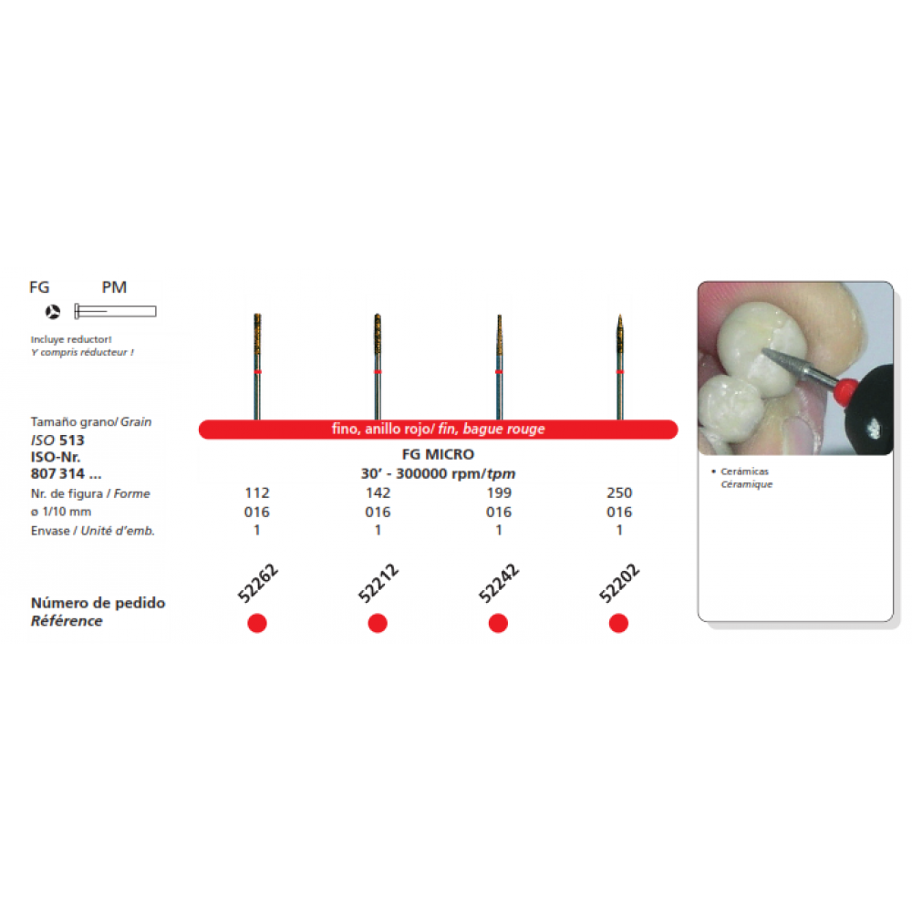 DFS SIDIA FG MACRO Sintered Diamond Fine Coarse Grit 1.6mm