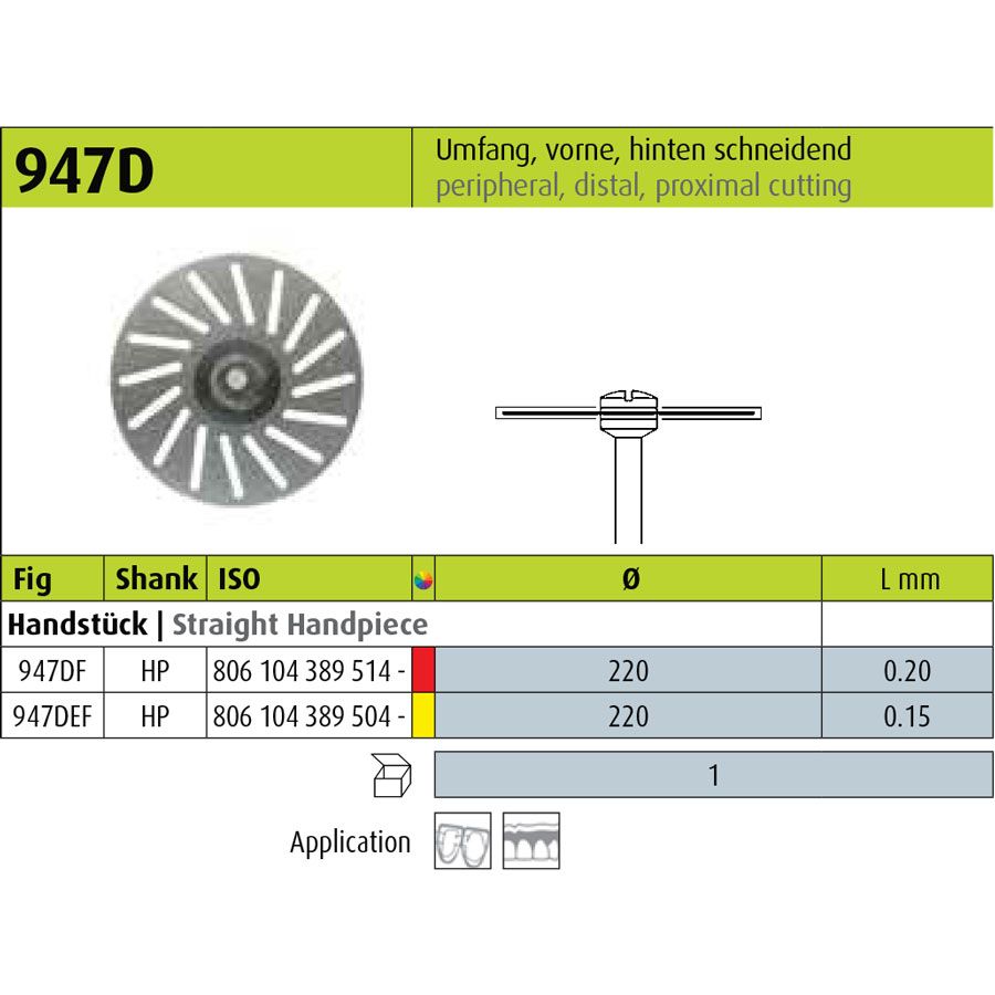 JOTA Diamond Disc Peripheral 947DF HP (22mm)