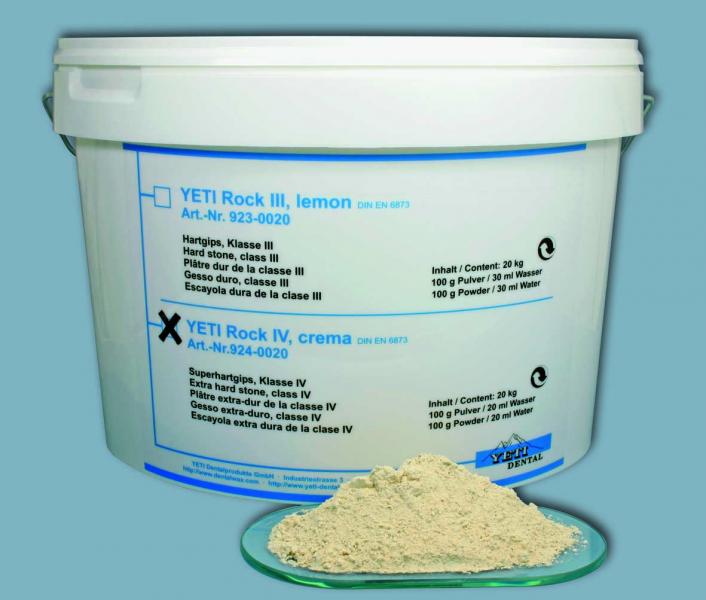 YETI ROCK TYPE IV VERY HARD CREAM 20KG