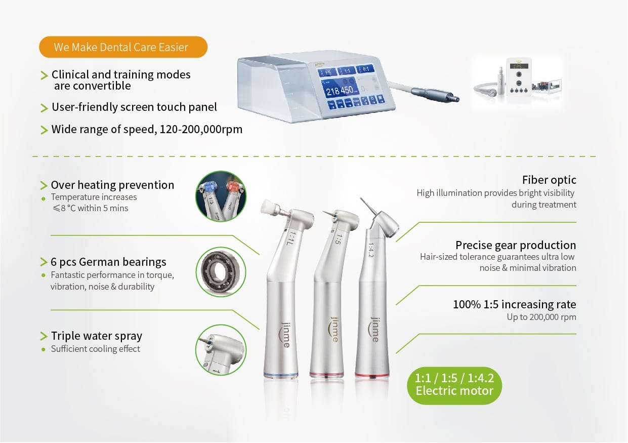 Jinme E1 External Electric Motor 1;5 & 1;1 Hand Piece Suitable 32v