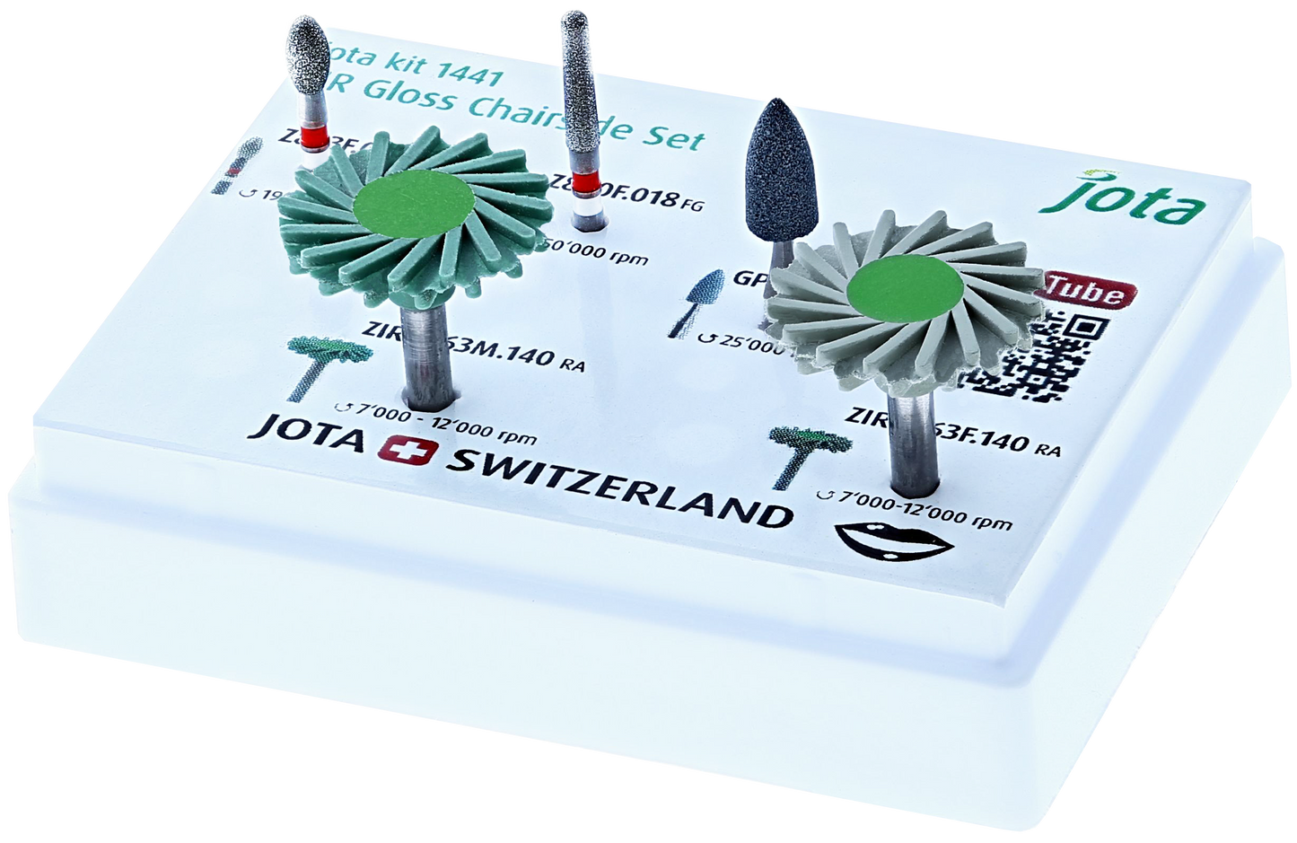 JOTA Zirconia Adjustment & Gloss Chairside FG / RA Kit 1441
