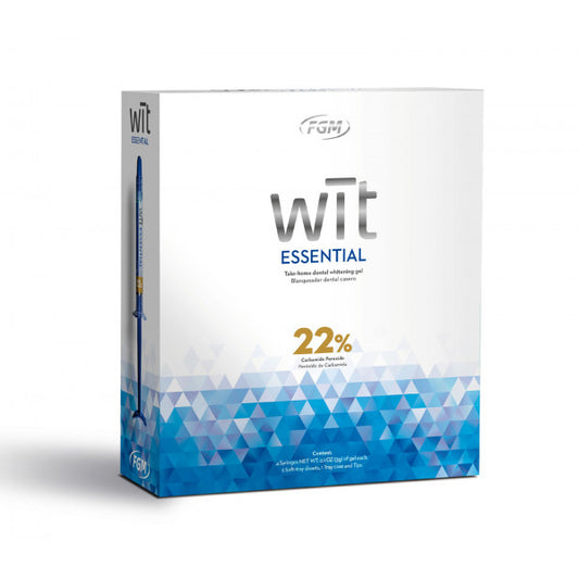 FGM TEETH WHITENING GEL - WIT ESSENTIAL 22% KIT -TAKE HOME DENTAL WHITENING GEL