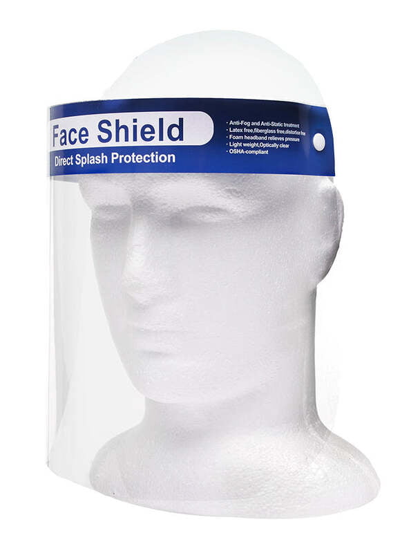 Face Shield Full Size with Foam Headband