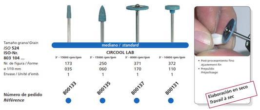 DFS CIRCOOL LAB Disc Medium Coarse Grit 17mm