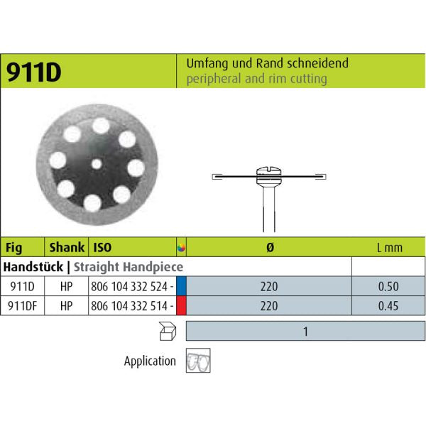 Jota Diamond Disc HP 911DF (22mm)