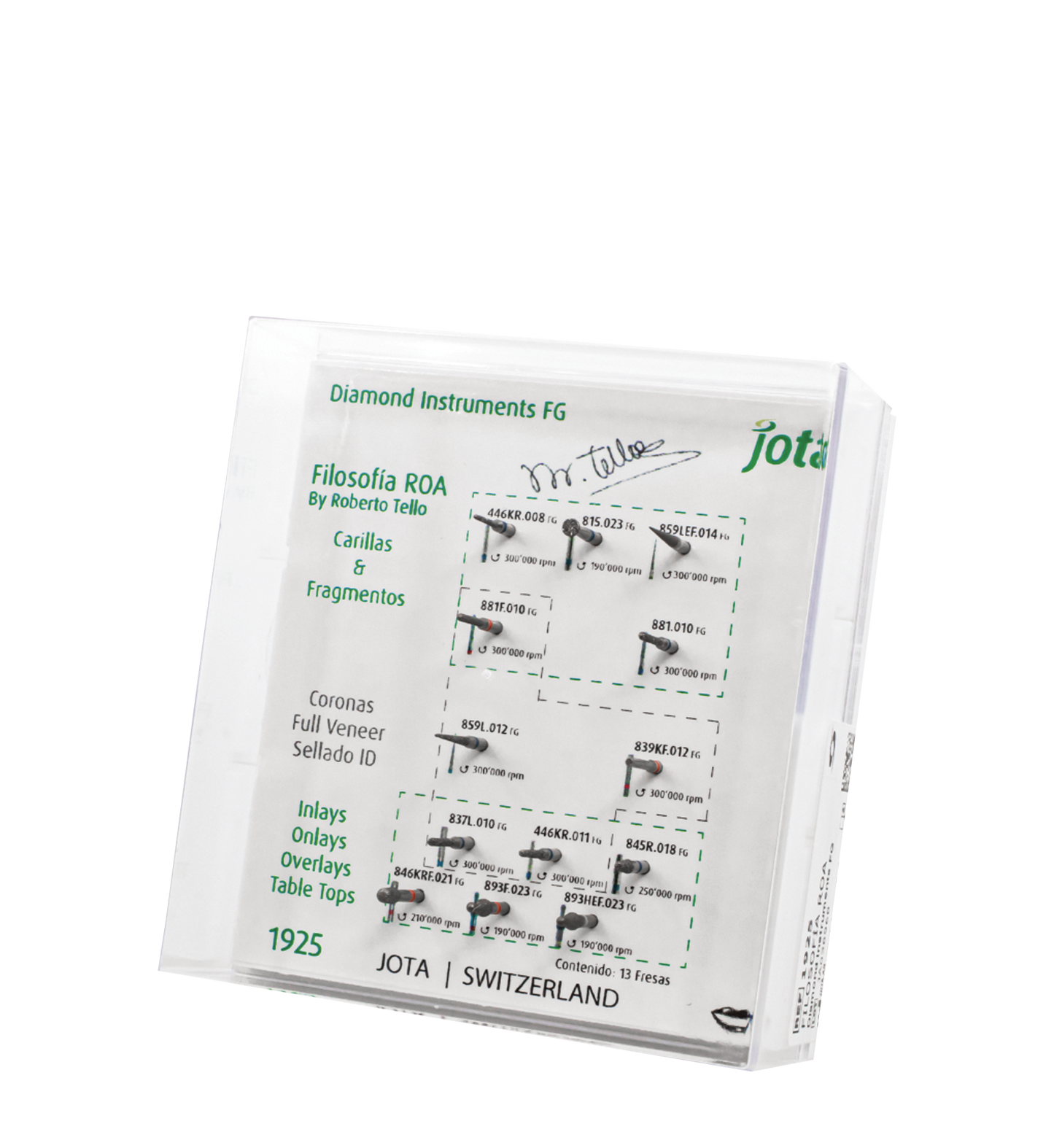 JOTA Kit Filosofia ROA by Dr. Roberto Tello FG Kit 1925