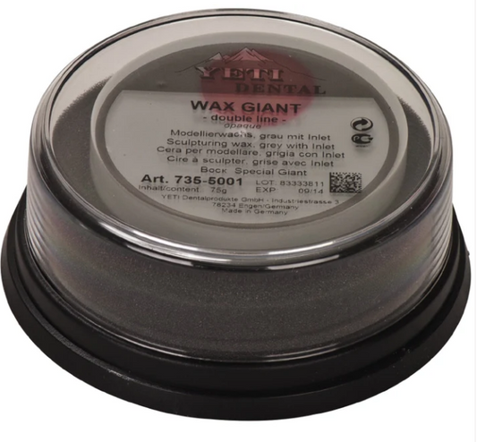 YETI WAX GIANT GREY OPAQUE WITH CW INLAY 75GR