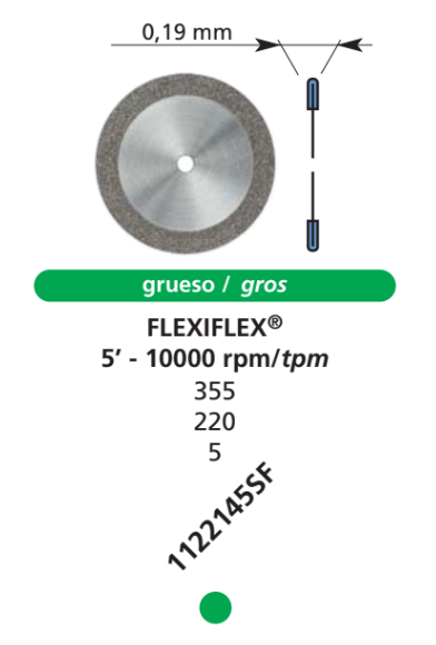 DFS FLEXIFLEX Diamond Disc for Smart Fox Coarse Grit 22mm