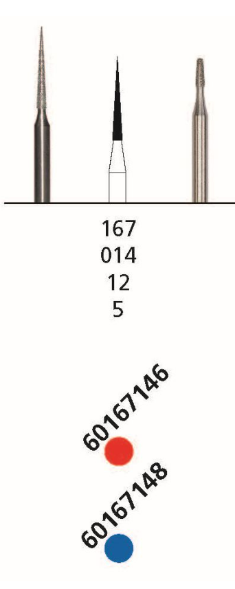 DFS Galvanische Diamantschleifer HST, VE: 5 St. Medium Coarse Grit 1.4mm