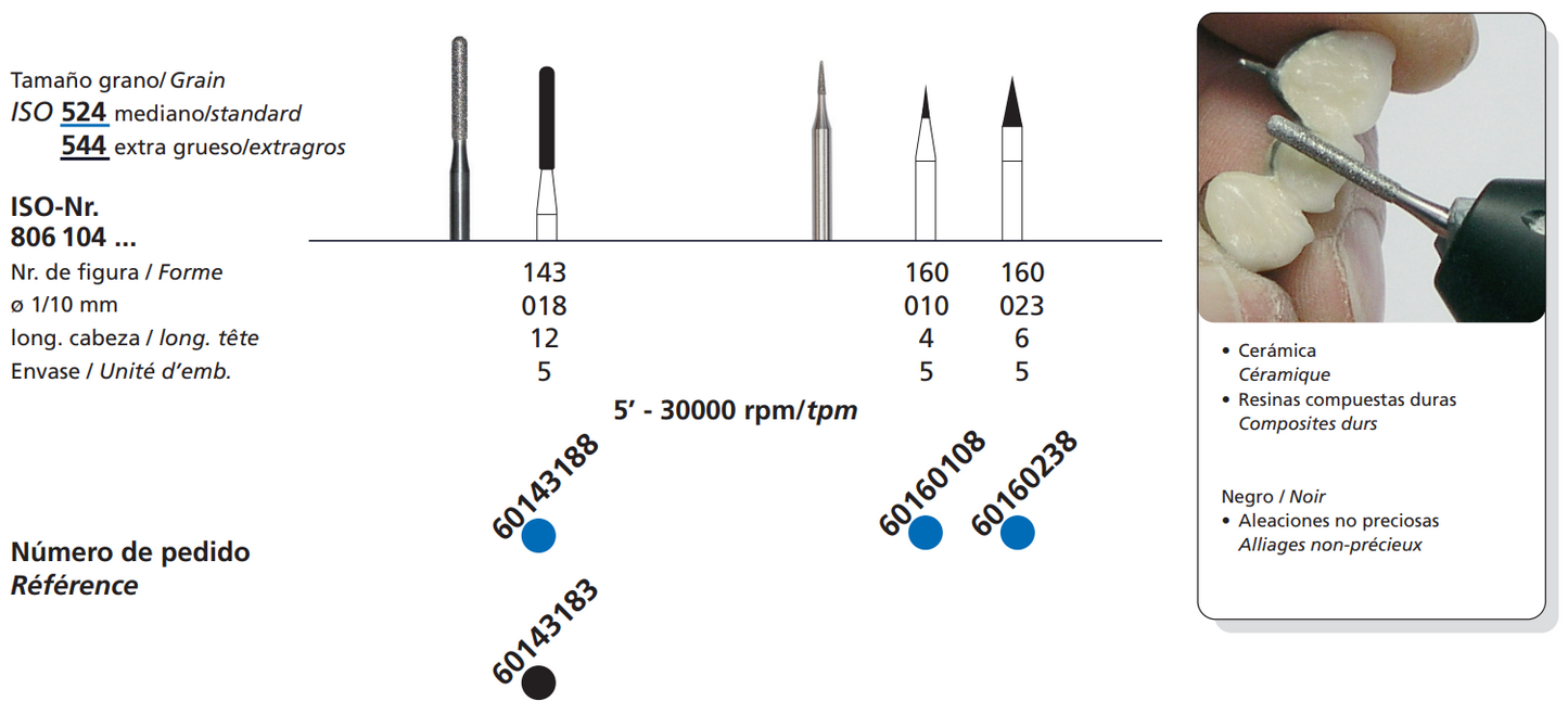 Galvanische Diamantschleifer HST