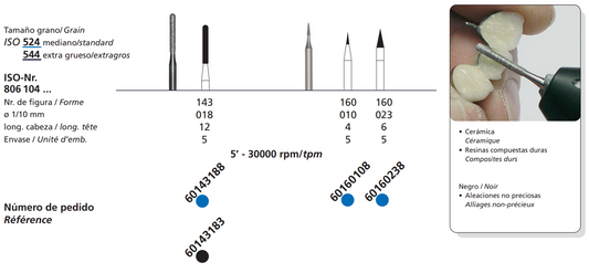 Galvanische Diamantschleifer HST
