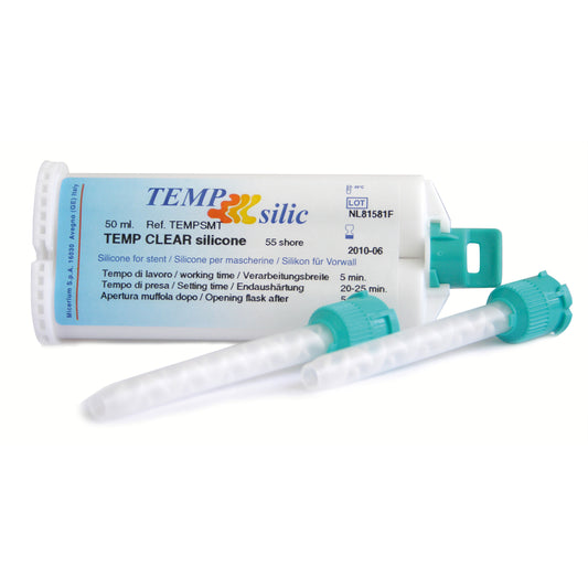 Micerium Silicone for Stent Clear 50ml Cartridge