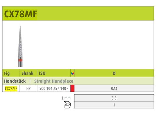 JOTA Carbide Instrument HP CX78MF (2.3mm)