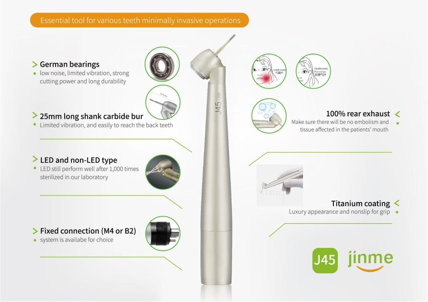 Jinme J45 Surgical handpiece